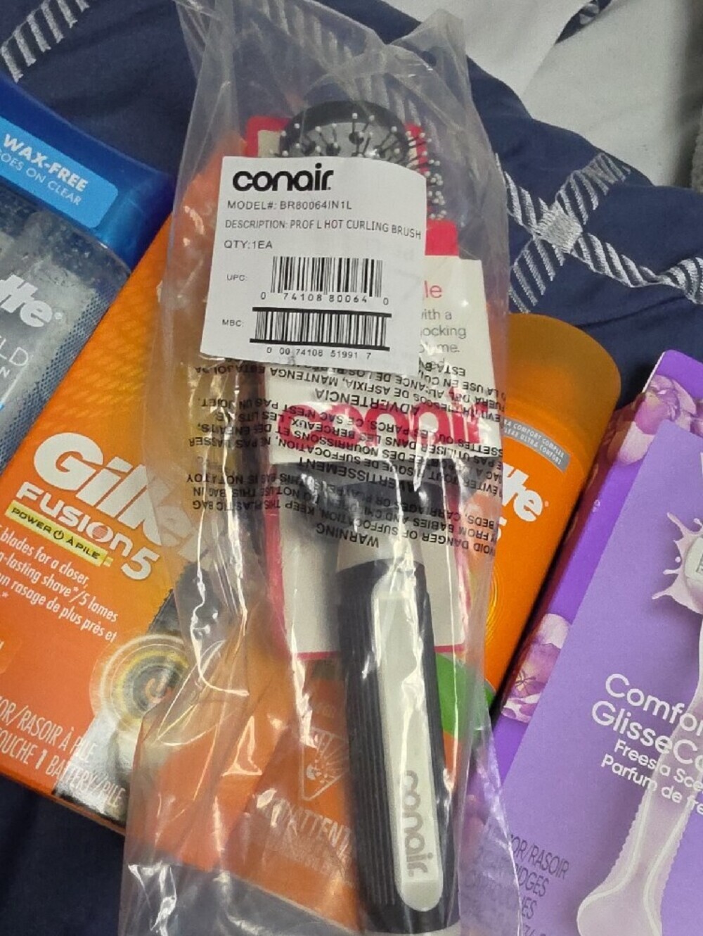 Gillette and Conair Home Party Grooming Bundle - Orange, Purple, Blue (Lot Of 7) - Picture 4 of 11